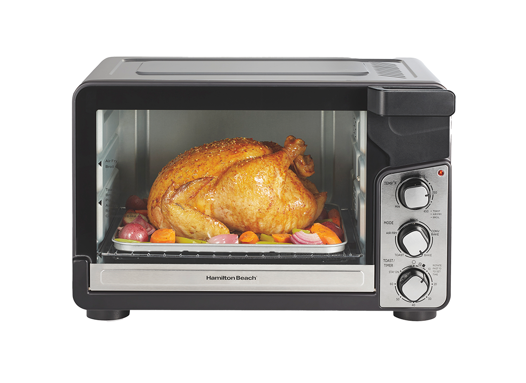 Extra-Large Easy View Toaster Oven – Countertop Convection Oven with Clear Window & Multiple Cooking Functions