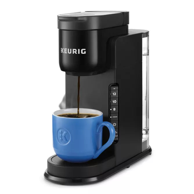 Premium Single Serve Coffee Maker – Compatible with K-Cup Pods, Iced & Hot Brew Options, Strong Brew Function, Large Water Reservoir