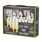 77-Piece Stainless Steel Flatware Set – Service for 12 with Serving Utensils, Durable Silverware for Everyday Dining & Special Occasions