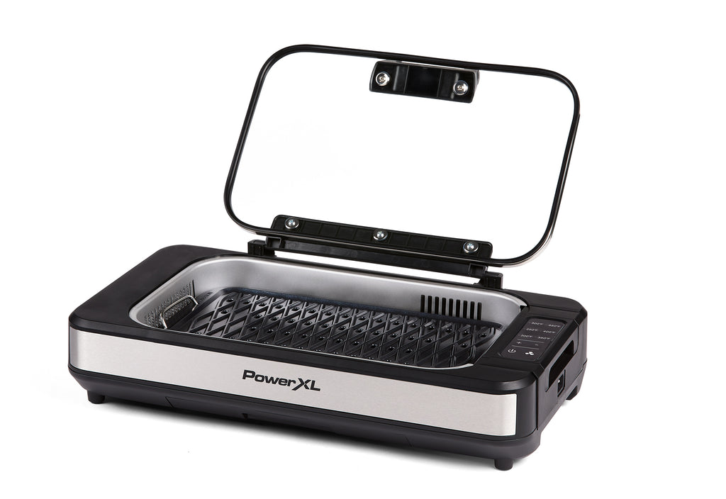 Smokeless Indoor Electric Grill – Non-Stick Grilling Surface, Temperature Control, Lid & Drip Tray for Healthy Cooking